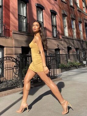 Indah Nola dress in camel